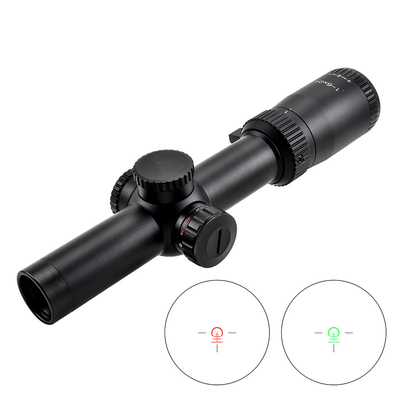 1-6x24 Schwarzes taktisches Glas mit geätztem Reticel-Optikum Umfang für die Jagd LPVO Sicht vielseitig