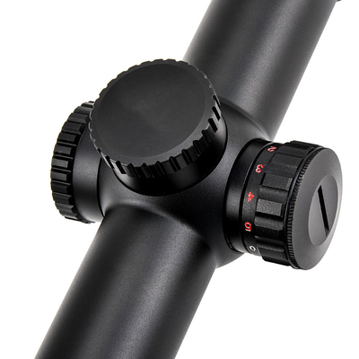 1-6x24 Schwarzes taktisches Glas mit geätztem Reticel-Optikum Umfang für die Jagd LPVO Sicht vielseitig