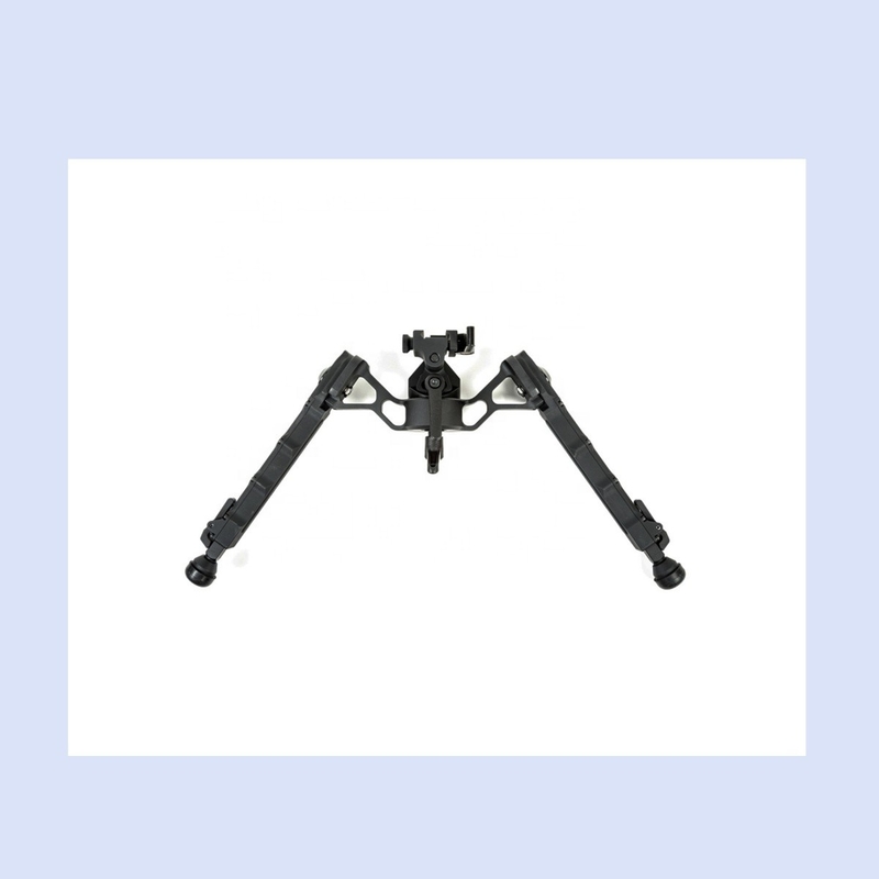 330g Outdoor Tactical Bipod Einstellbar 5,5''-8,1' Höhe 5 Schlitze für Vielseitigkeit
