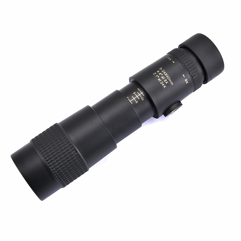 2m Schwerpunkt 8-24x40 Zoom Langstrecken Monocular mit Stativ für Telefon