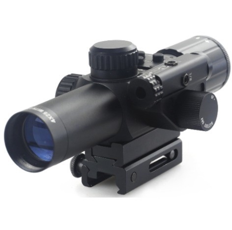 4x30 IR Jagd Weites Sichtfeld Optischer Bereich mit rotem Laser und Nebelsicherheit