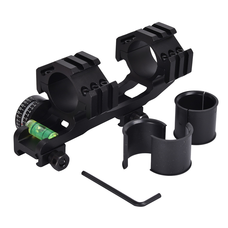 22 mm Breite Dual Ring Scope Mount mit Blasenebene und Winkel Indikator Mittelhöhe 21 mm