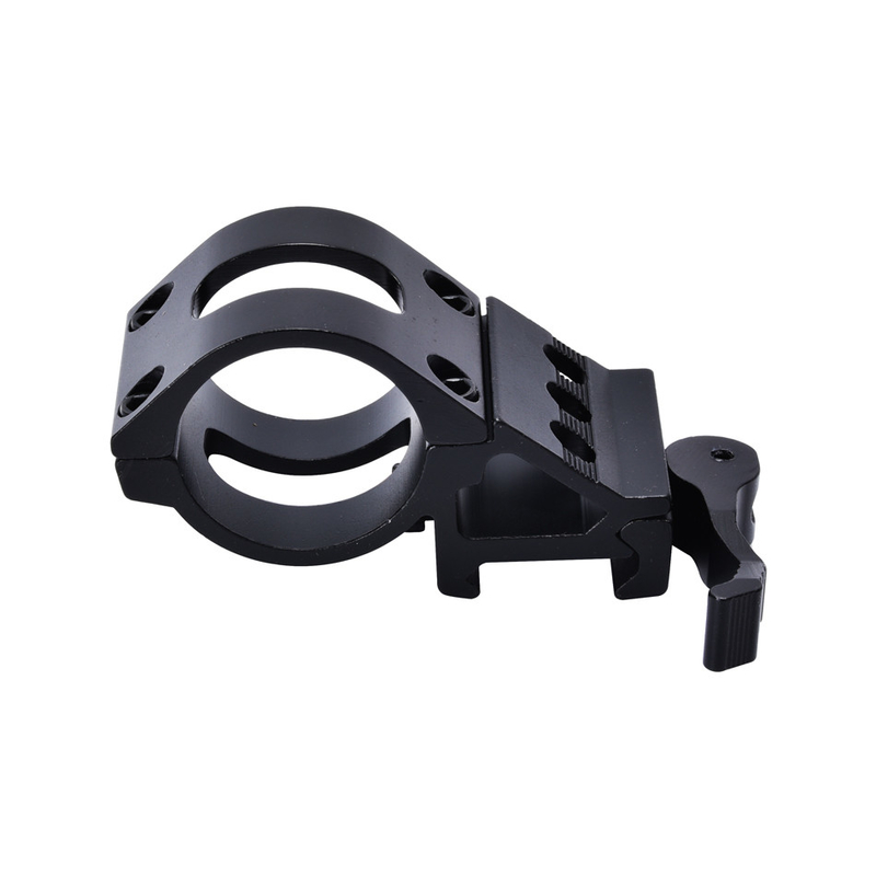 Schnell abnehmbare Reichweite 30mm Offset Ring für 21mm Seitenhalter in Matte Schwarz