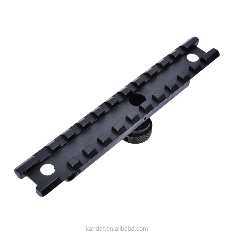 Jagdschwarz 11 mm bis 20 mm Umwandlung Adapter Mount mit Knurled Daumen Nuss Stecker