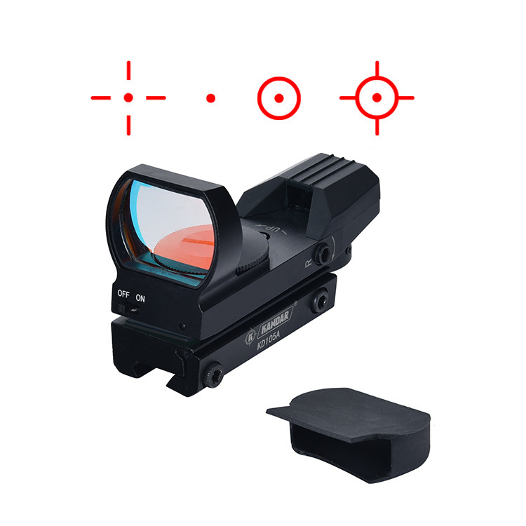 11mm/20mm Basis 1X22x33 Red Dot Reflex Sight mit freiem Augenrelief und Zubehör