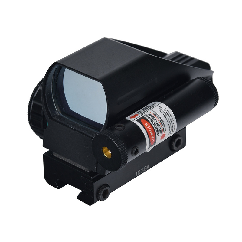22mmX33mm Objektiv Dia Rotpunktreflex Sicht für optischen Bereich und Laser Sichtlänge 82mm