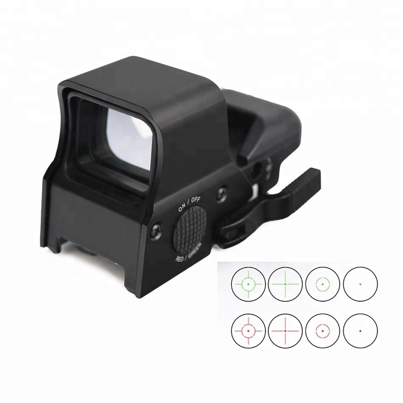 Einfache Montage 63mm x 53mm Reflex 4 Reticle Rotpunkt Sicht für die Jagd Stoßdichte Design