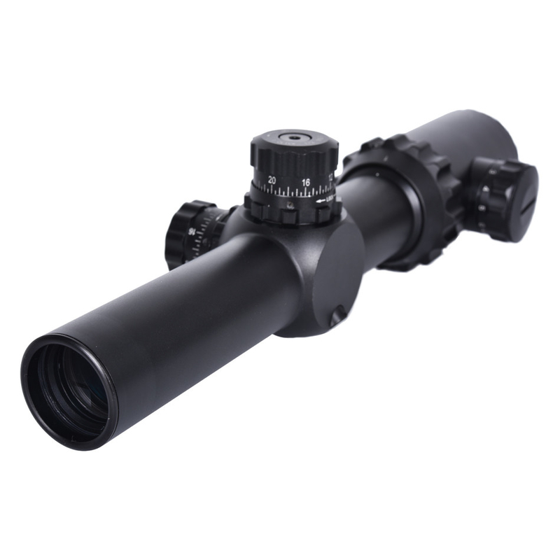 Erfahrung Vielseitigkeit mit 1-8X Vergrößerung Parallax ±0,125 Jagdbereich und 30mm Tube